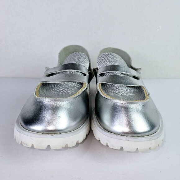 U-Dot No. 5 Takumi Inomata Silver Metallic ALL Loafter Shoes, MSRP $310, Sz *11 - Picture 4 of 10